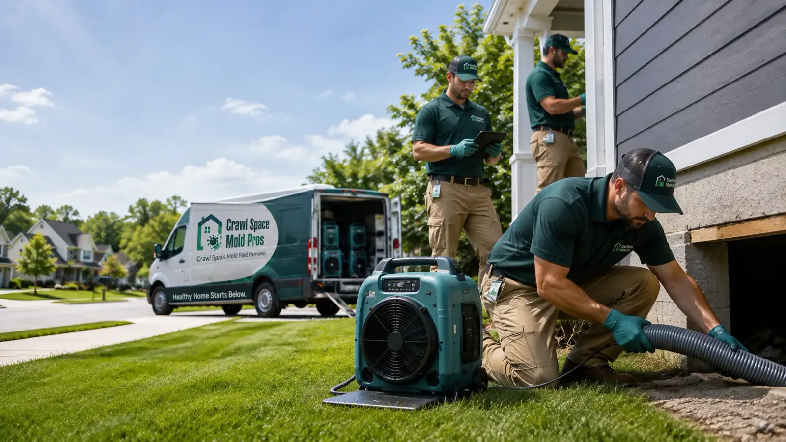 Crawl Space Mold Removal in Kelso, WA